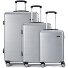  5330 4 wheels Suitcase set 3-piece Variant silber