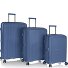  AirLite 4 wheels Suitcase set 3-piece with expansion pleat Variant blue