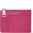  Bologna Leather key case Cardholder leather 11.5 cm with air tag compartment Variant hot pink