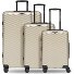  Essentials 18 4 wheels Suitcase set 3-piece with expansion pleat Variant metallic-greige shiny