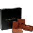  Credit card holder 4-piece gift set leather 7 cm Variant cognac