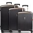  Dynasty VLX 4 wheels Suitcase set 3-piece Variant dark chocolate