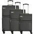  Travel Line 6704 4 Roll Suitcase Set 3pcs. Variant grau