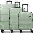  Miami 4 wheels Suitcase set 3-piece with expansion pleat Variant mint
