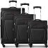  Beaumont 4 wheels Suitcase set 3-piece with expansion pleat Variant black