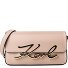  K/Signature 2.0 Shoulder Bag Genuine Leather 22 cm Variant nude pink