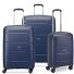  Galaxy 4 wheels Suitcase set 3-piece Variant night blue