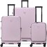  Florence 4 wheels Suitcase set 3-piece with expansion pleat Variant lilac