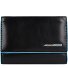  Blue Square wallet RFID leather 12 cm Variant black