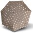T.020 Pocket umbrella 19.5 cm Variant dot art taupe  T.020 Pocket umbrella 19.5 cm Variant dot art taupe