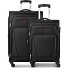  Beaumont 4-wheel Suitcase Set (M+L) expandable gusset Variant black