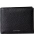  Embossed Wallet Leather 12 cm Variant black