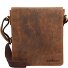 Vintage shoulder bag leather 23 cm Variant braun