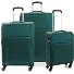  Speed 4 wheels Suitcase set 3-piece with expansion pleat Variant smaragd