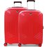  Ypsilon 4 wheels Suitcase set 2-piece with expansion pleat Variant rot