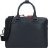  Novara briefcase leather 38 cm laptop compartment Variant dunkelblau