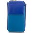 Wallet leather 11 cm Variant seascape Wallet leather 11 cm Variant seascape
