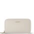  Bologna Leather XL Double Zip-Around Wallet, RFID-Protected, 20 cm Variant cream