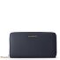  Bologna Leather XL Zip-Around Wallet Leather 19 cm Variant navy
