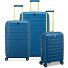  B-Flying Move 4 wheels Suitcase set 3-piece with expansion pleat Variant blu laguna