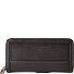  Delia Wallet RFID protection Genuine Leather 19 cm Variant deep soil