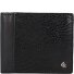  Donna Wallet RFID protection Genuine Leather 11 cm Variant black