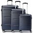  5583 4 wheels Suitcase set 3-piece Variant blau