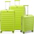  B-Flying Move 4 wheels Suitcase set 3-piece with expansion pleat Variant cyber lime