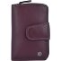  Spongy wallet leather 8.5 cm Variant bordeaux