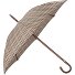  Chestnut stick umbrella 91 cm Variant check beige-brown