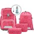  Basis School bag set 4-piece Variant Pink Bubbles