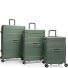  ReNew 4 wheels Suitcase set 3-piece Expandable Variant evergreen