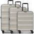  Pro PP 4 wheels Suitcase set 3-piece Expandable Variant light beige