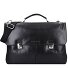  Romano Messenger leather 44 cm laptop compartment Variant schwarz