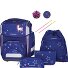  Ergolite School bag set 8-piece Variant navy