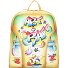  Art+Craft City backpack leather 37 cm Variant handbemalt