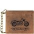  Vintage Bike wallet leather 12 cm Variant braun