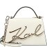  Signature 2.0 Handbag Genuine Leather 21.5 cm Variant off white