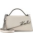  Signature Handbag Leather 24 cm Variant off white