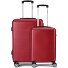  5330 4 wheels Suitcase set 2-piece Variant granatrot