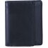  Wallet Genuine Leather 9 cm Variant black/blue