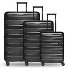 Travel 4-wheel suitcase set, 3-piece, with stretch fold Variant black night metallic Travel 4-wheel suitcase set, 3-piece, with stretch fold Variant black night metallic