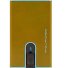 Blue Square Credit card case RFID protection Leather 6.5 cm Variant yellow Blue Square Credit card case RFID protection Leather 6.5 cm Variant yellow