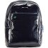  Blue Square backpack leather 39 cm laptop compartment Variant nachtblau