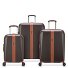  Promenade Hard 2.0 4 wheels Suitcase set 3-piece with expansion pleat Variant schokolade