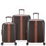  Promenade Hard 2.0 4 wheels Suitcase set 3-piece with expansion pleat Variant schokolade