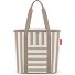  Thermoshopper cooler bag 38 cm Variant summerstripes coffee