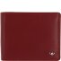  Polo Wallet RFID protection Genuine Leather 12 cm Variant rot