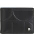  Up Wallet RFID protection Leather 11 cm Variant black-pastel blue