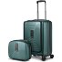  Essentials 14 suitcase set 2 pcs. cabin trolley with stretch fold + beauty case Variant pearl-green metallic